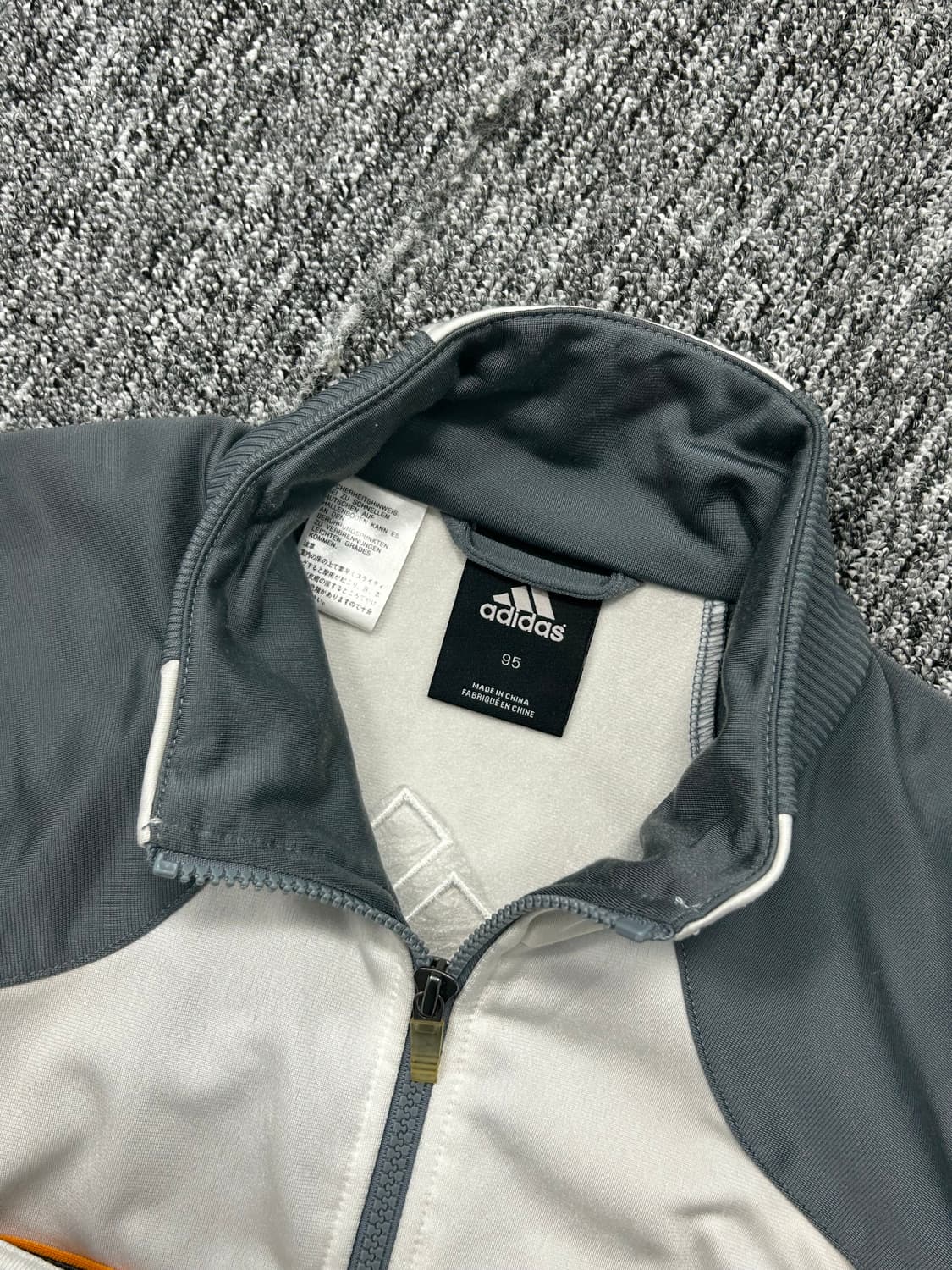 아디다스 00s 그레이 배색 트랙탑 져지 M 상품이미지5