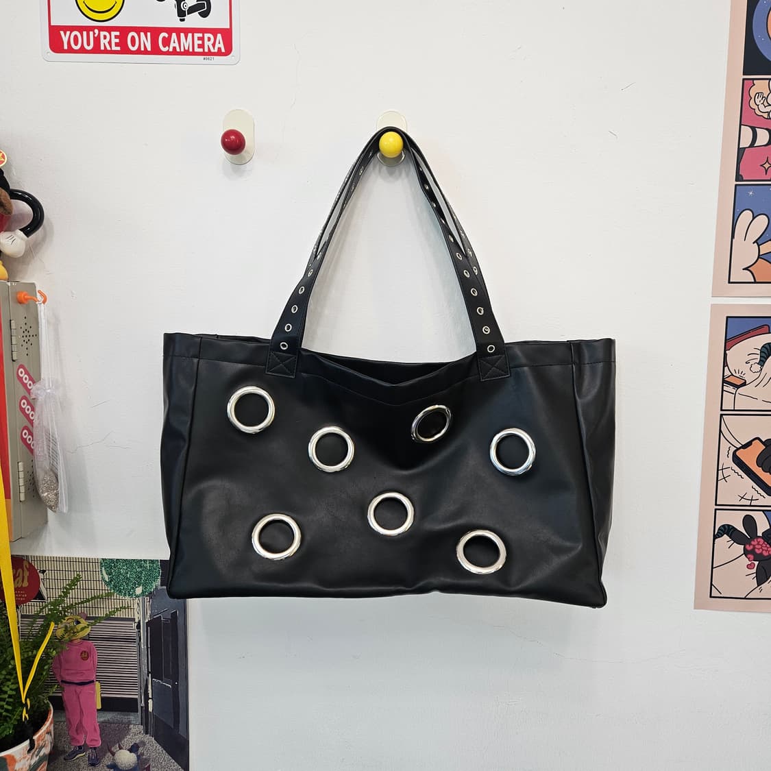 펀칭 숄더백 빅백 상품이미지1