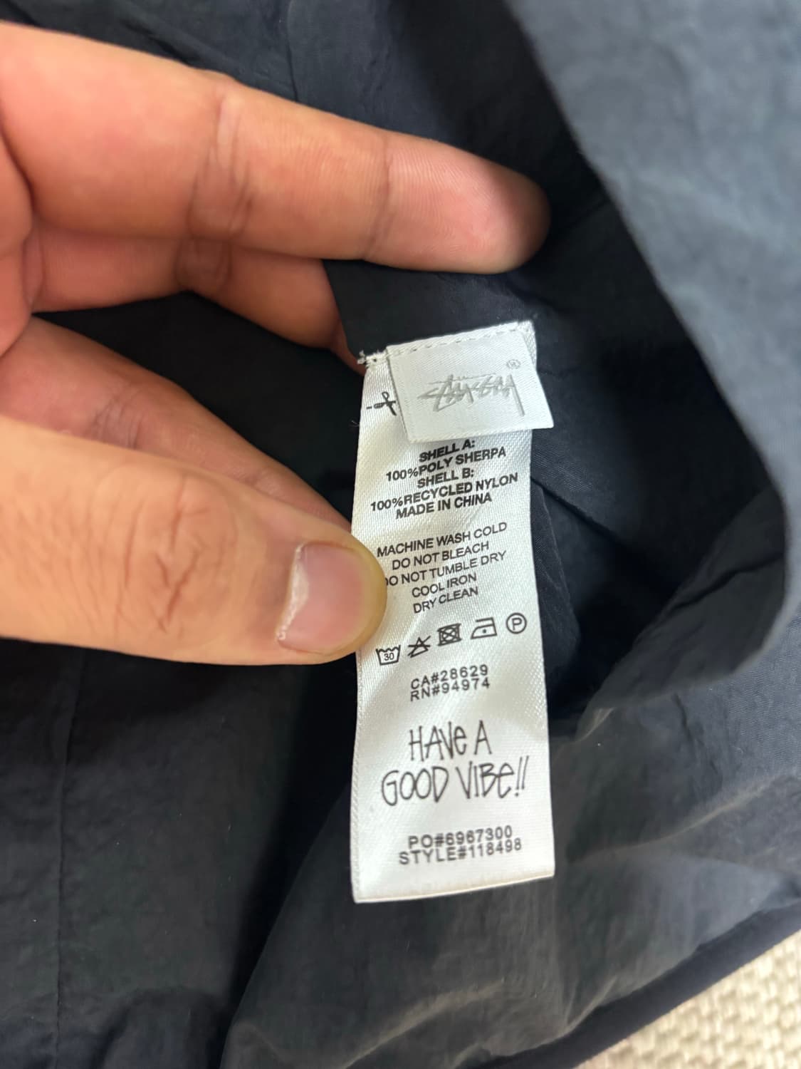 스투시 8볼 쉐르파 자켓 그린 상품이미지3