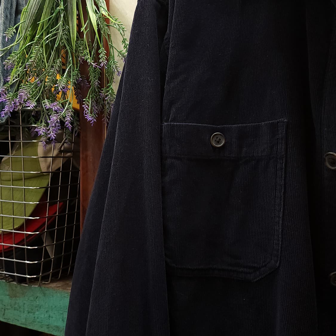 90s 챕스 랄프로렌 코듀로이 워크셔츠 컨트리 쉐르파 셔츠자켓 네이비xl 상품이미지6