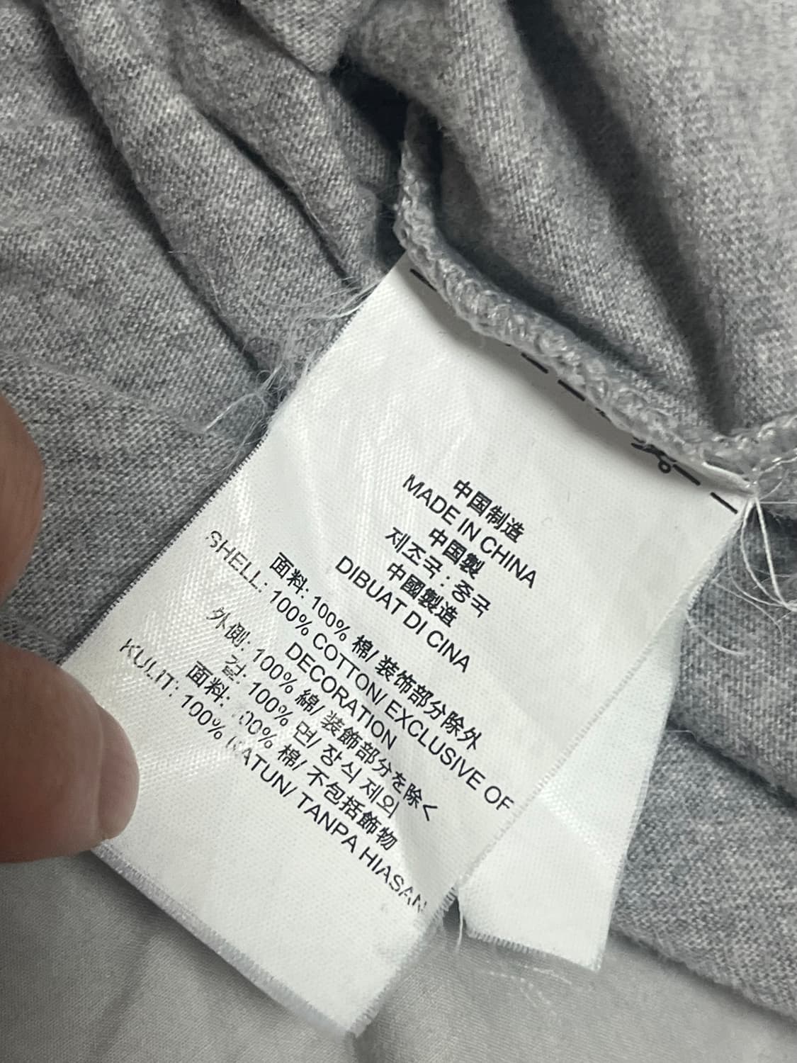 빈티지 VANS 그레이 프린팅반팔티 L 상품이미지4