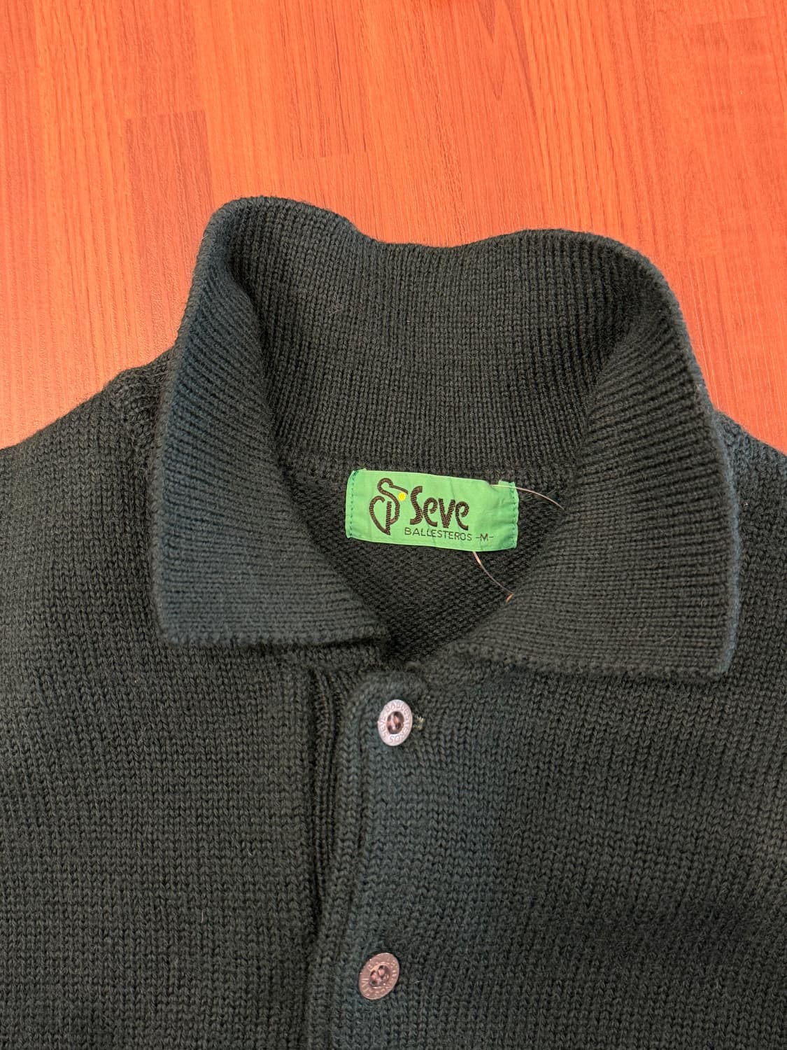 Seve 빈티지 울 카라 니트 상품이미지8