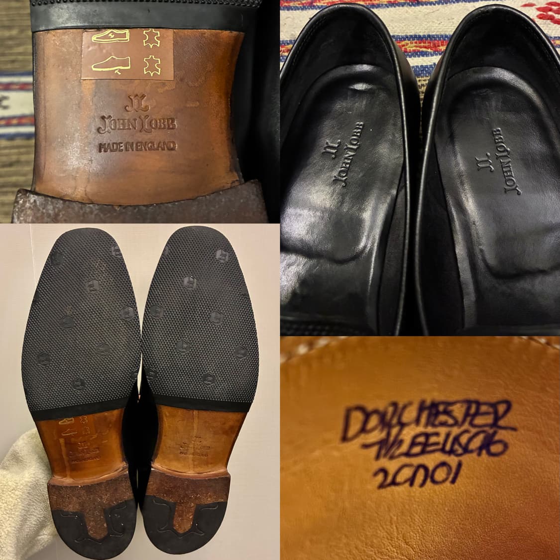 (7.5E)JOHN LOBB 존롭 도체스터 카프스킨 레더 로퍼 구두 상품이미지10