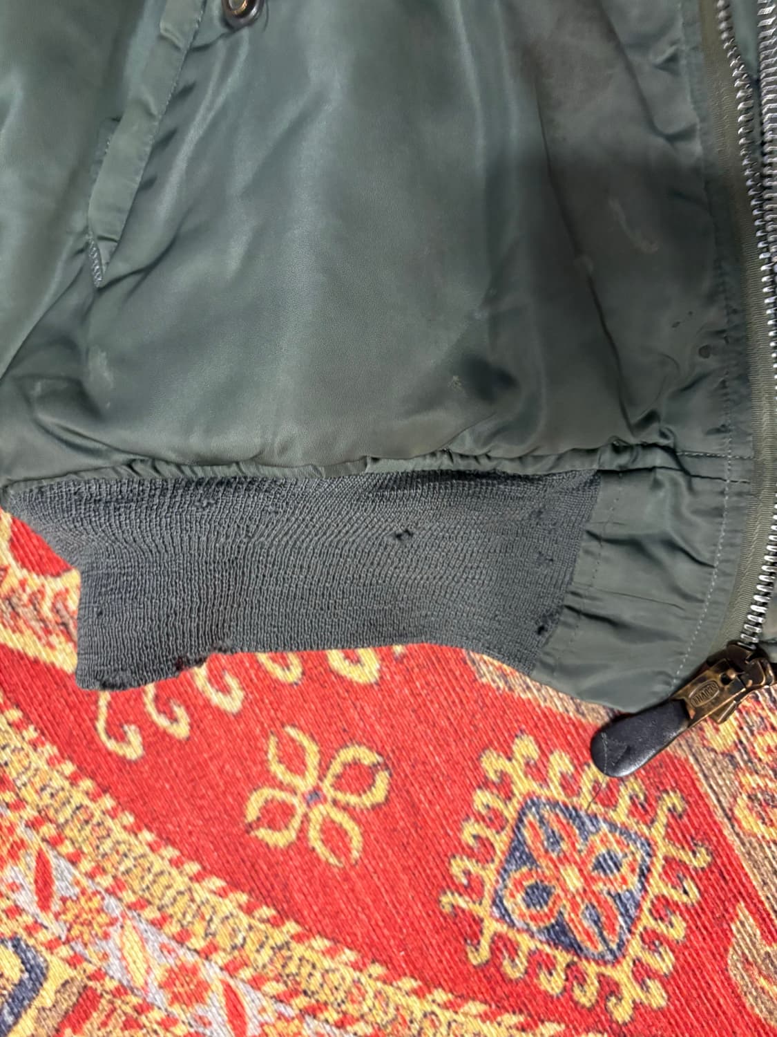 ma1 자켓 오리지널 울파일 e타입 자켓 상품이미지5