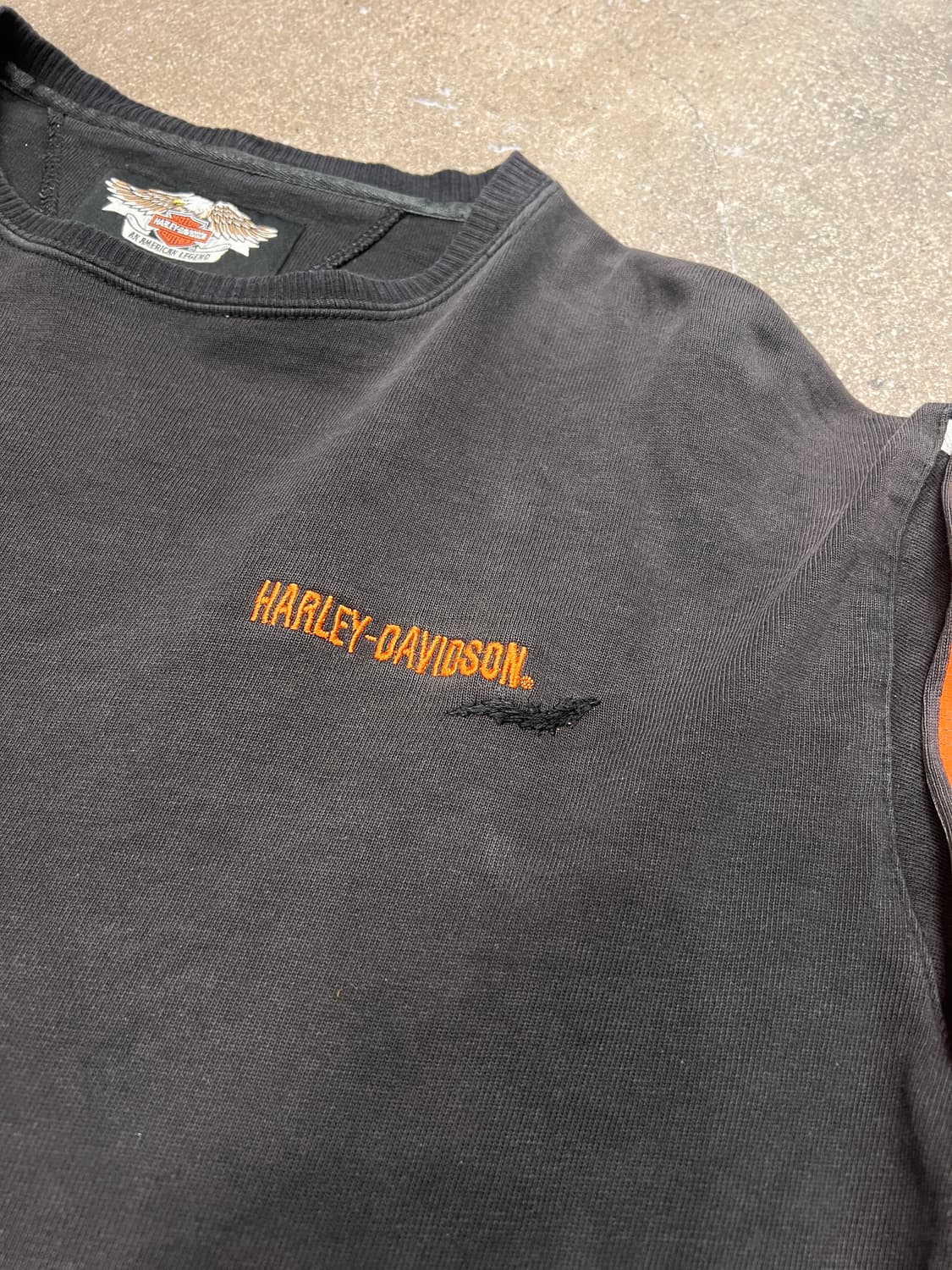 90‘s 할리데이비슨 헤비온스 롱슬리브 자수커스텀 상품이미지2