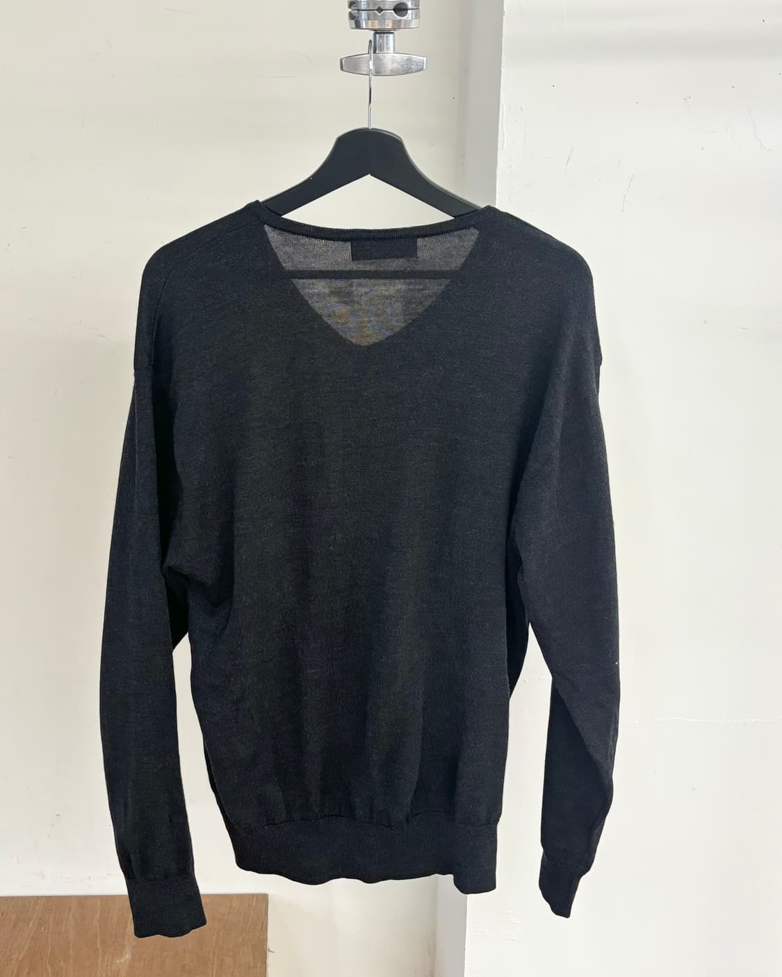 이브 생 로랑 브이넥 울 니트 스웨터 상품이미지6