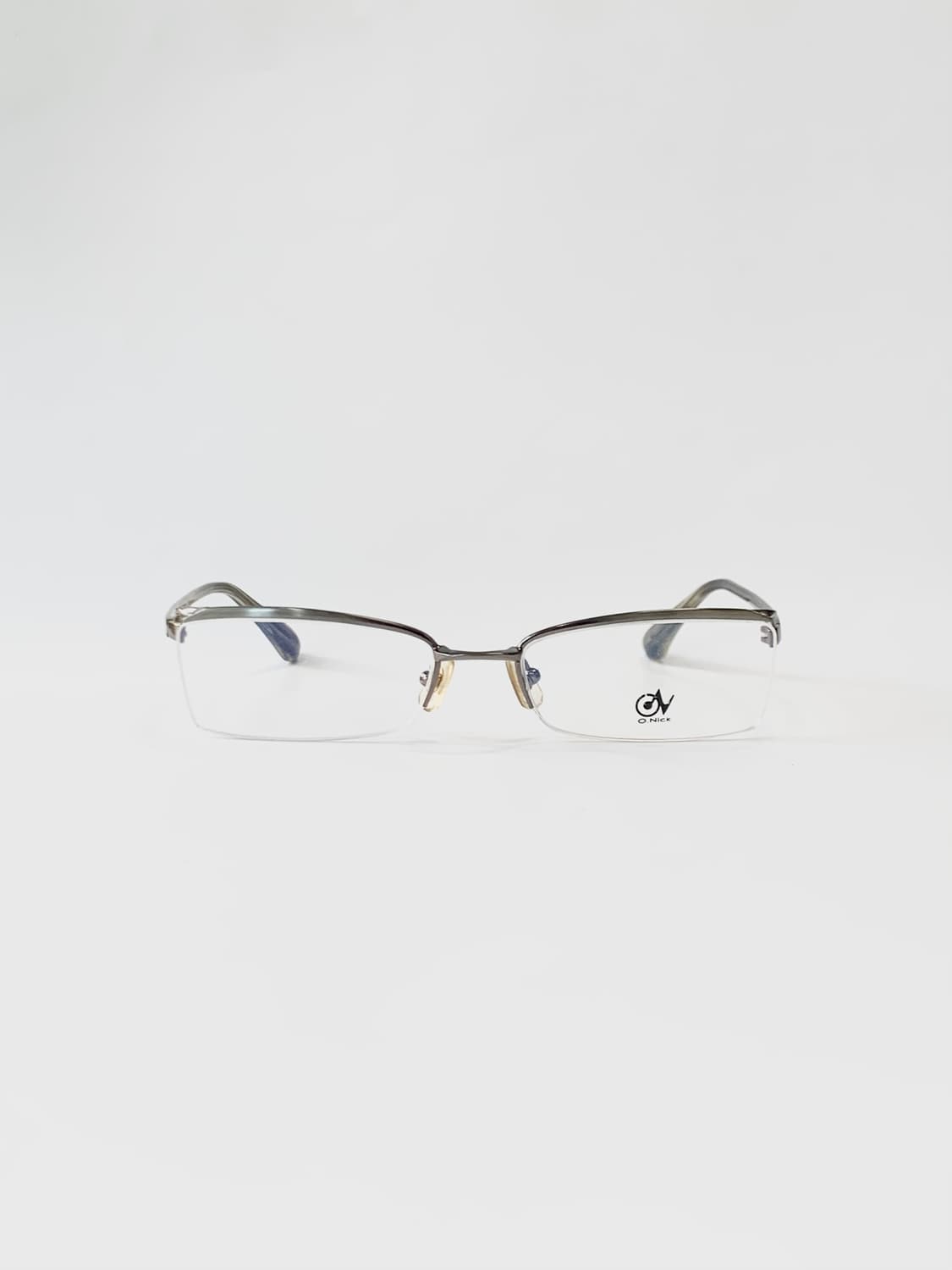 [픽키-643] 하프림 메탈 안경 클래식 브라운  상품이미지2