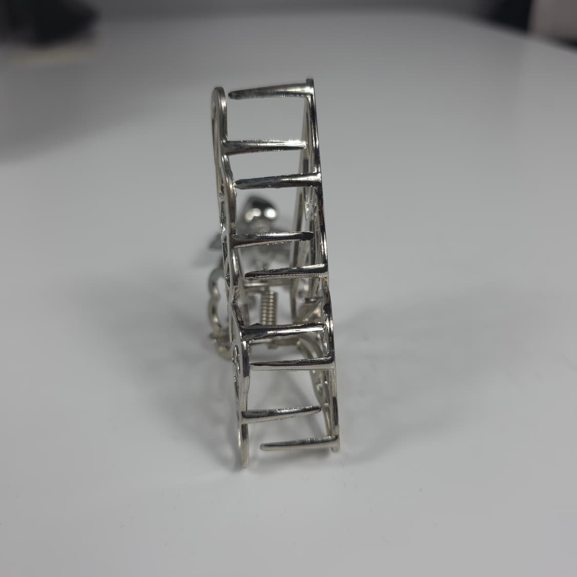 [새상품] 나비 펜던트 체인 헤어 집게핀 실버 상품이미지9