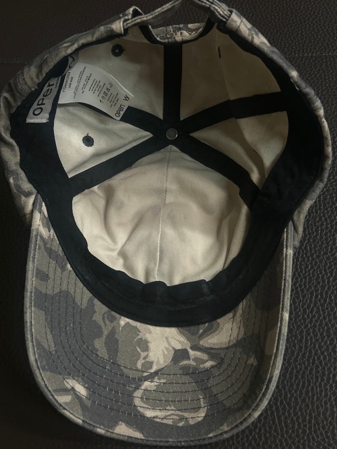 오픈와이와이 openyy 카모 모자 캡 상품이미지2