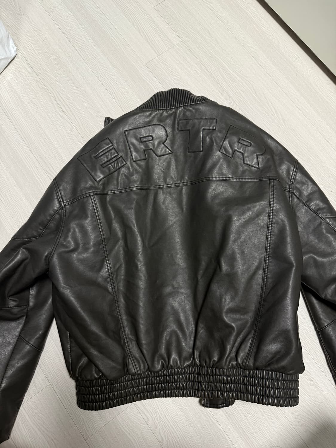ERTR 빈티지 레더 바이커 자켓 상품이미지4
