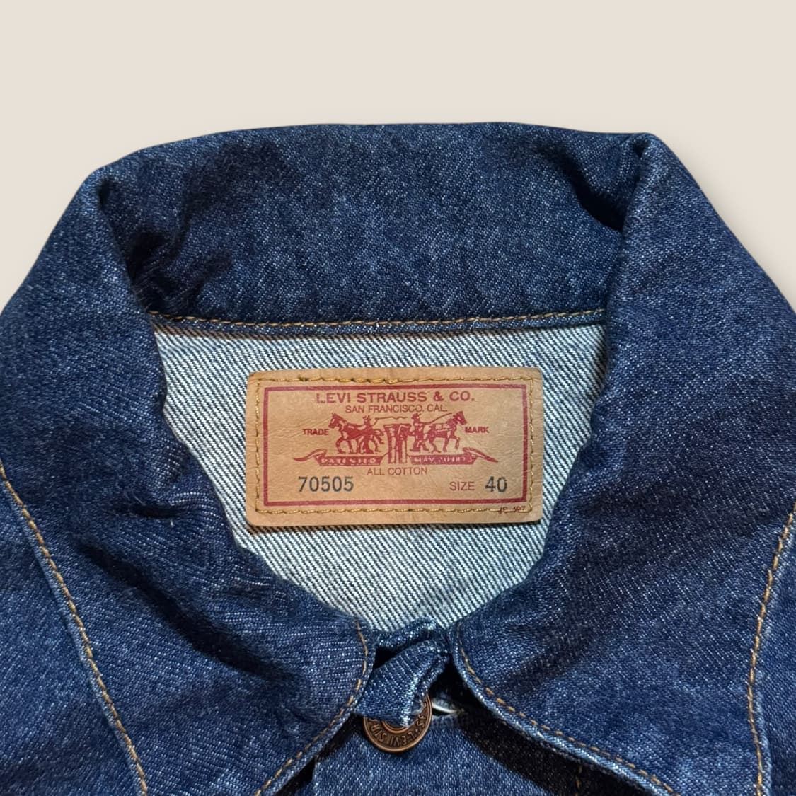 리바이스 70505 타입 3세대 트러커 데님 자켓 4이스 상품이미지6