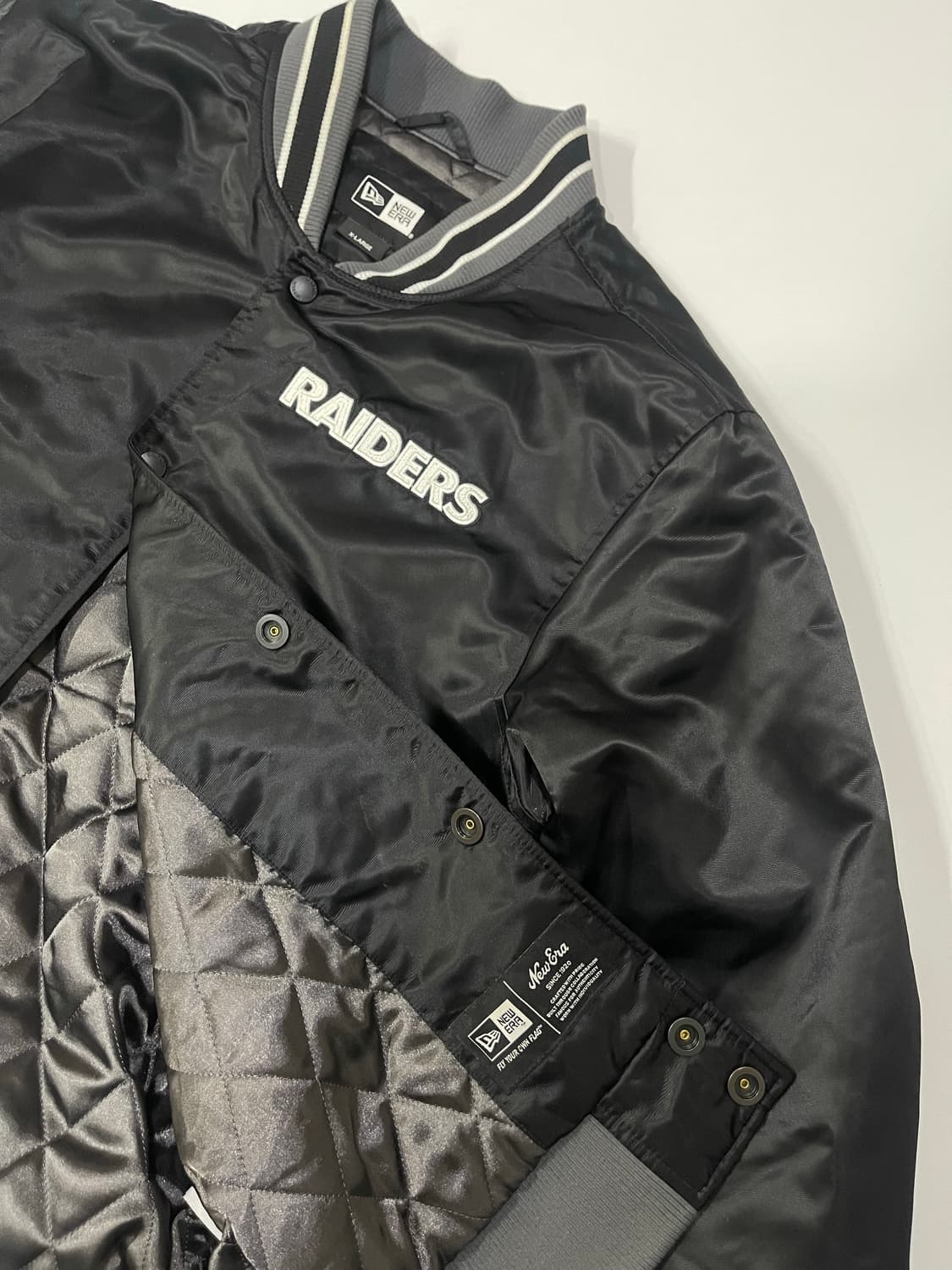 뉴에라 NFL 레이더스 스타디움 자켓 XL 상품이미지8