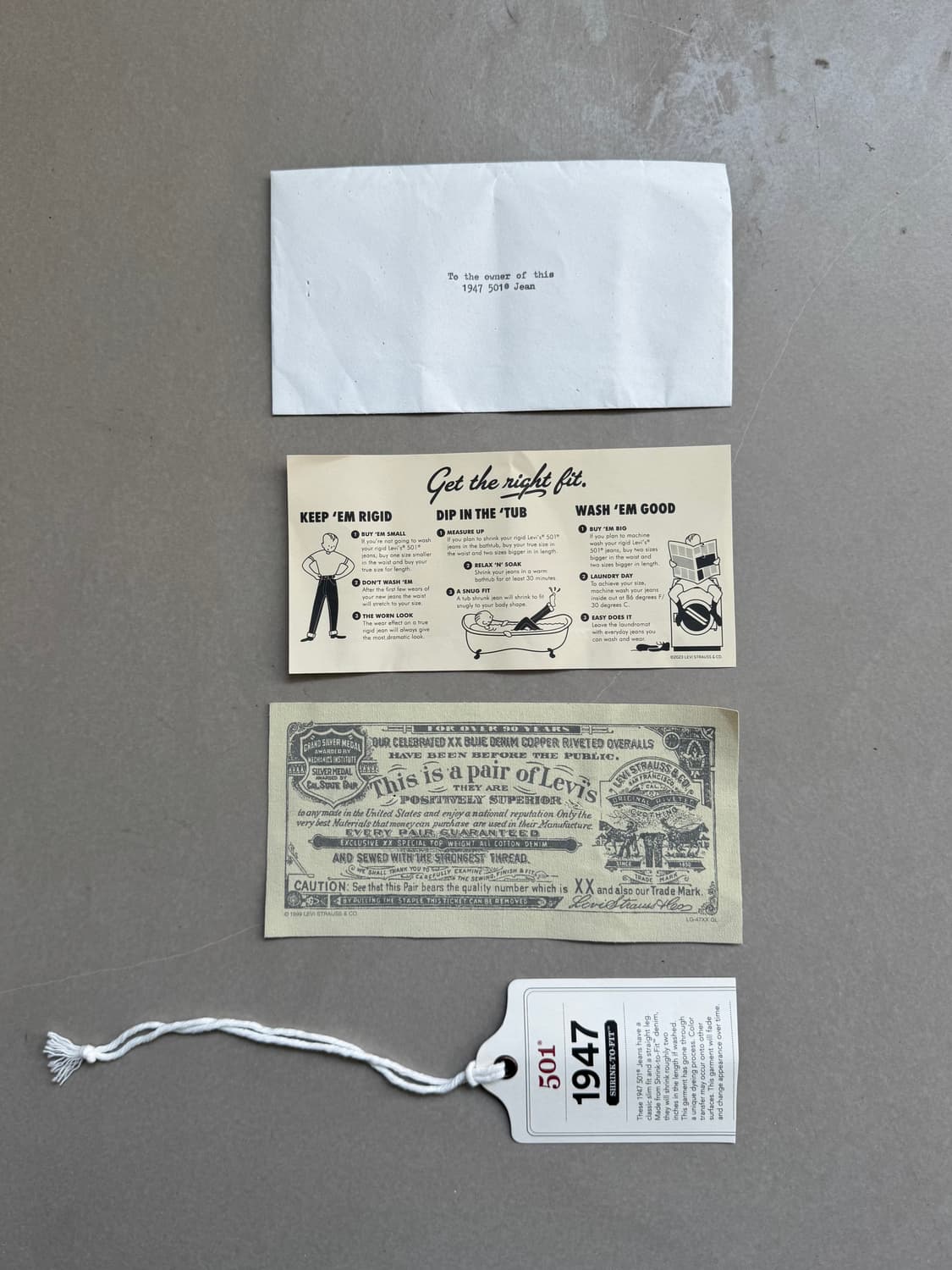 리바이스 LEVI’S LVC 1947 501® | W32 L34 상품이미지5