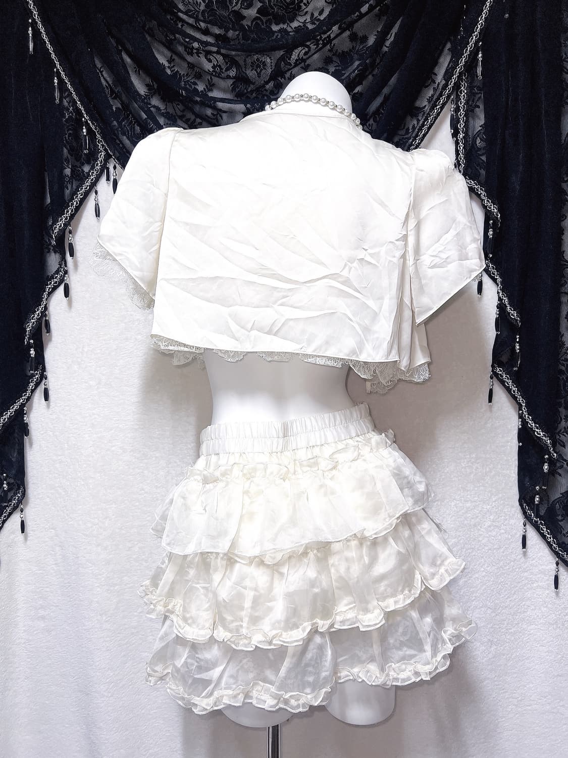 로맨틱갸루 로걀 레이스 볼레로 가디건 엔틱 오리엔탈 리버시블 핀터 페어리 상품이미지8