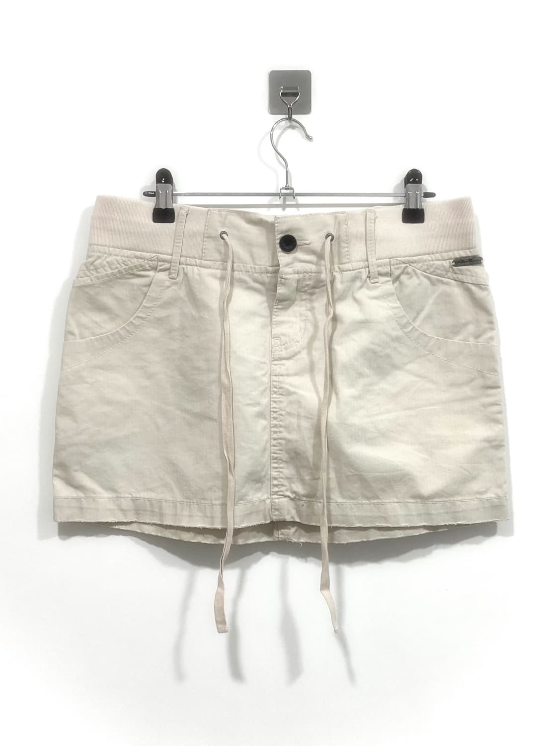 ivory string short skirt 상품이미지1