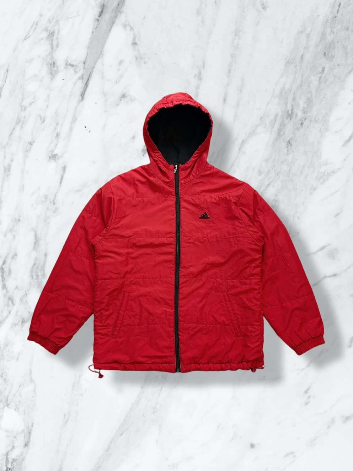 아디다스 리버시블 빅로고 후디 점퍼 XL 상품이미지2