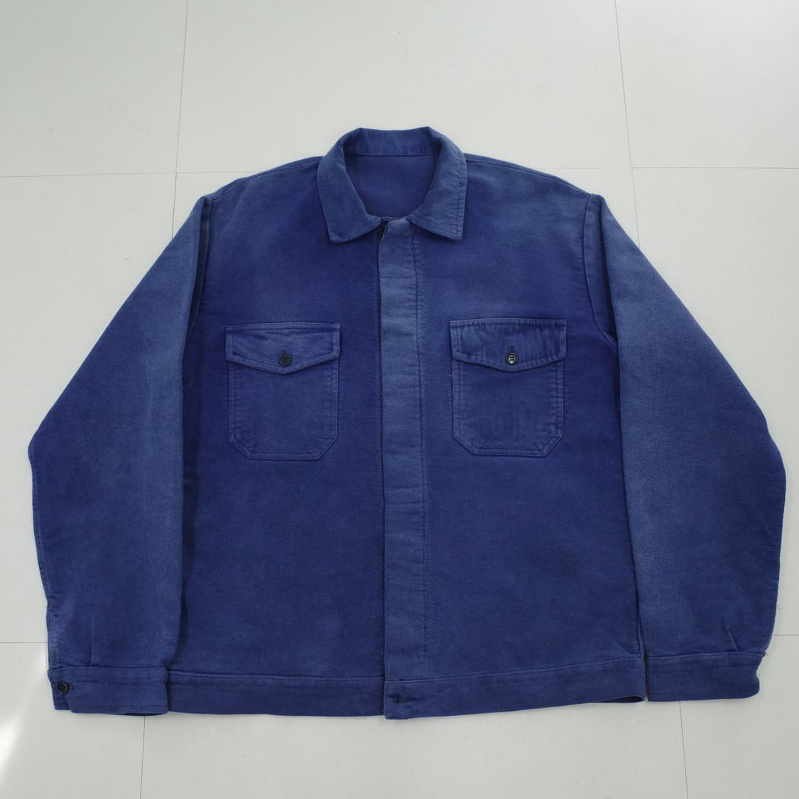 80s 프렌치 몰스킨 워크 메카닉 자켓  상품이미지1