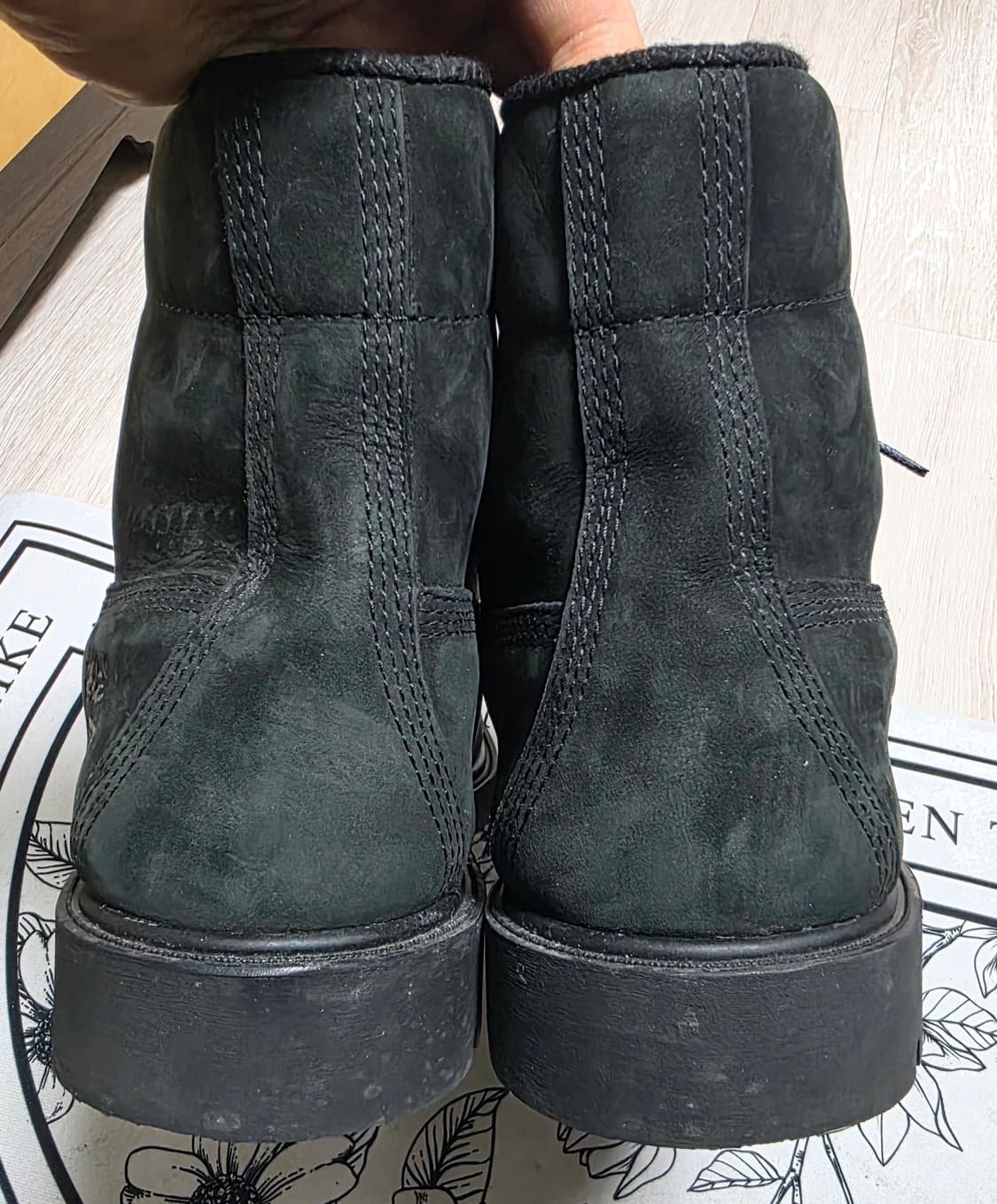 [270~275]팀버랜드 6인치 워터프루프 블랙부츠 상품이미지6