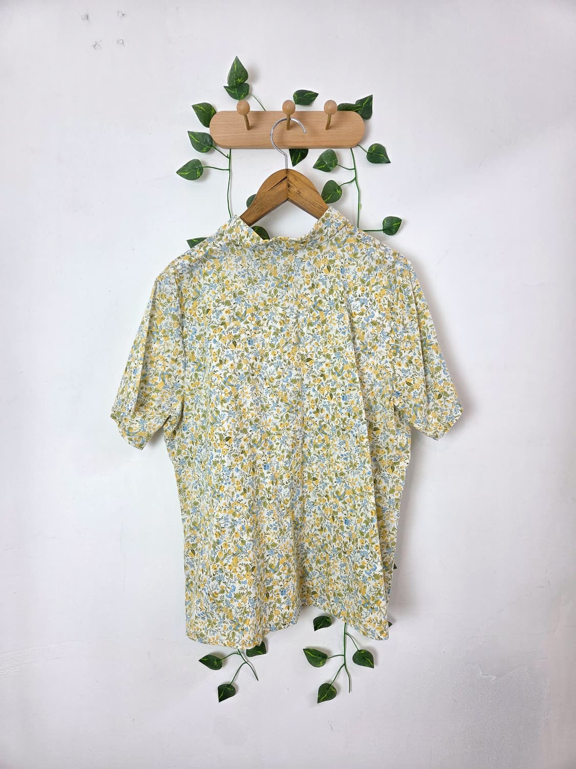 잔꽃 반팔 셔츠 상품이미지4