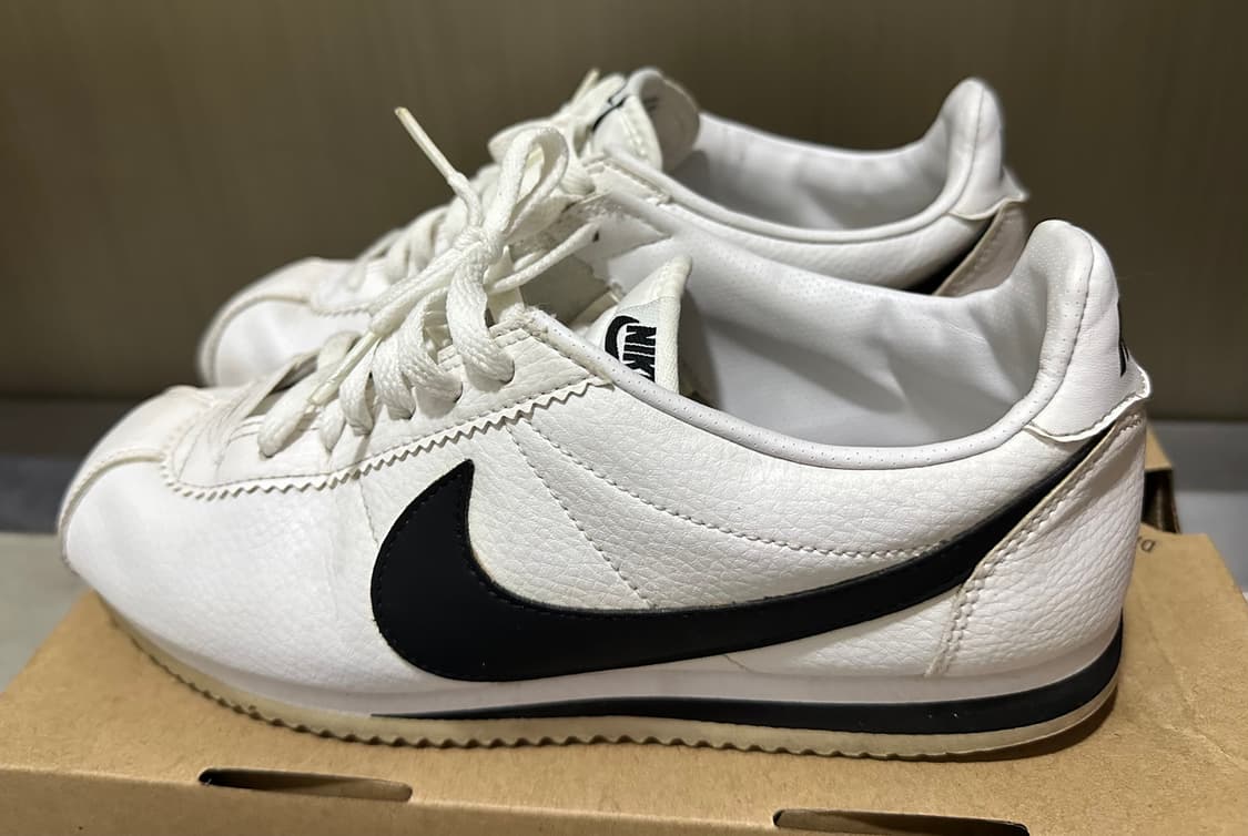 나이키 코르테즈 남성 화이트 블랙 255사이즈 상품이미지1