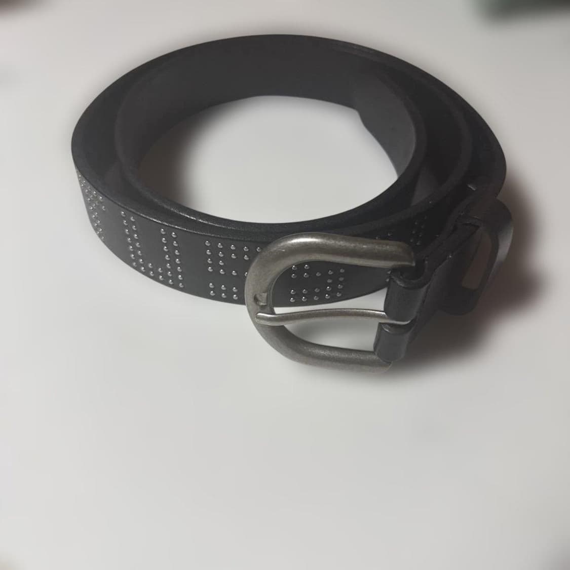스투시 스터드 로고 레더 벨트 상품이미지1
