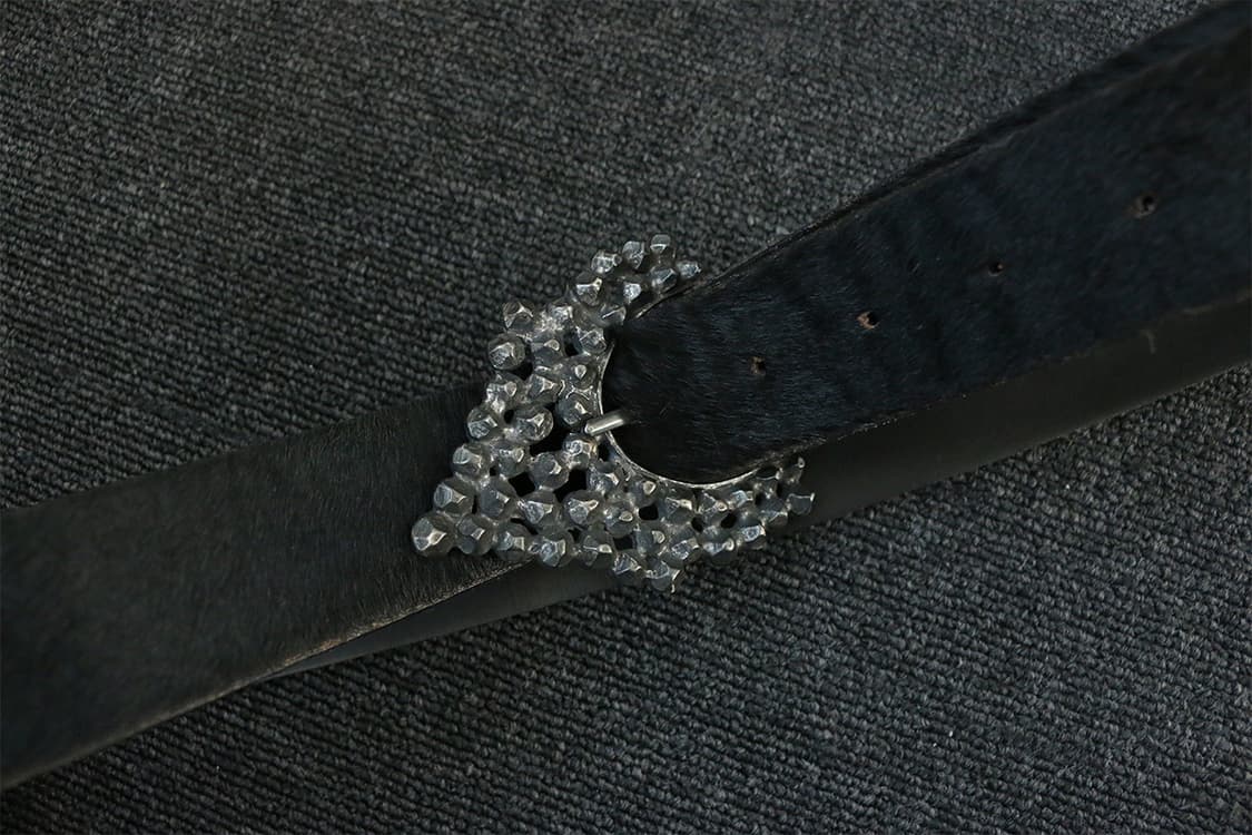 2000s 저스트 카발리 블랙 벨트 상품이미지5