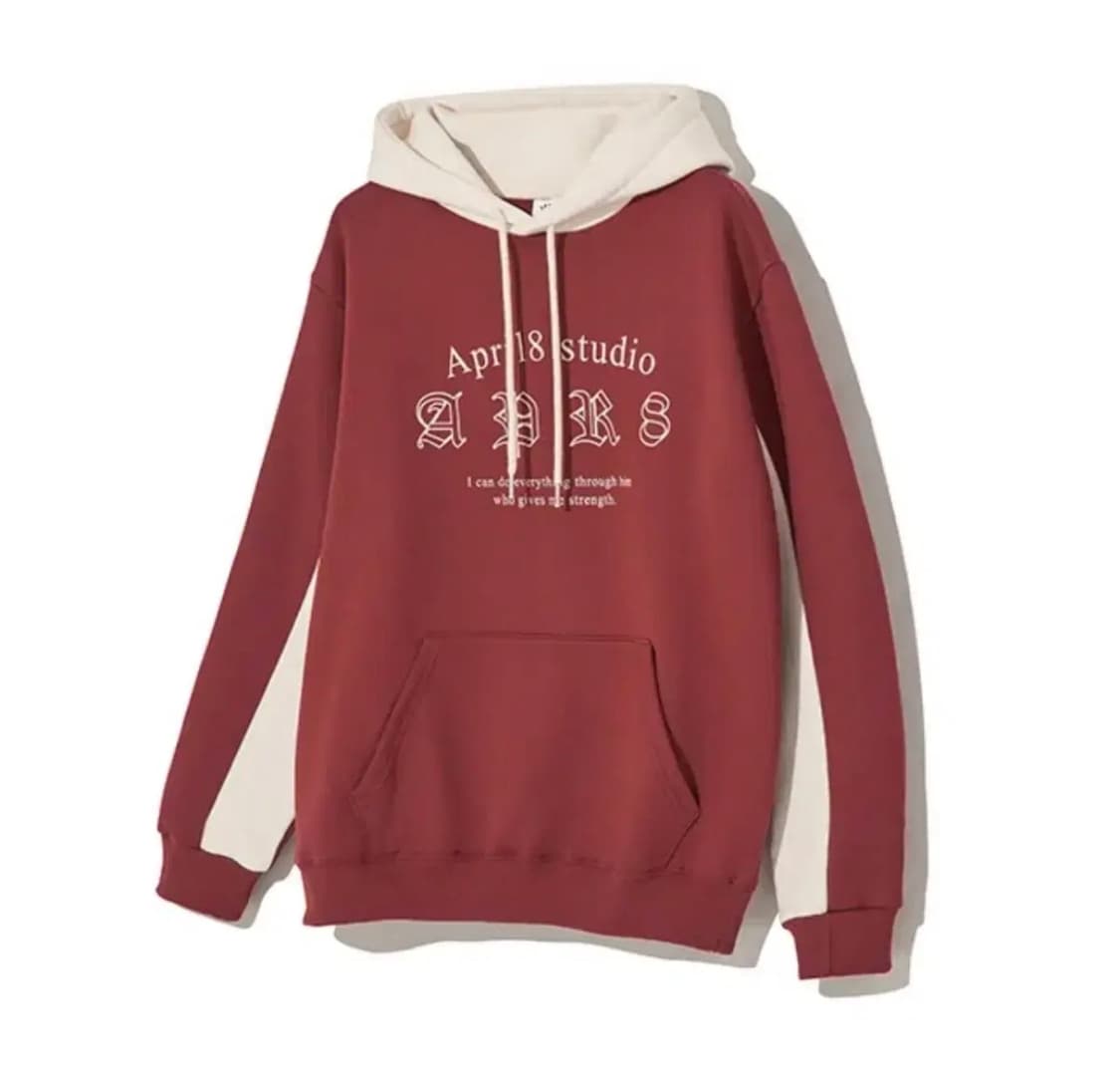 에이프릴에잇후드 버건디 L 상품이미지2