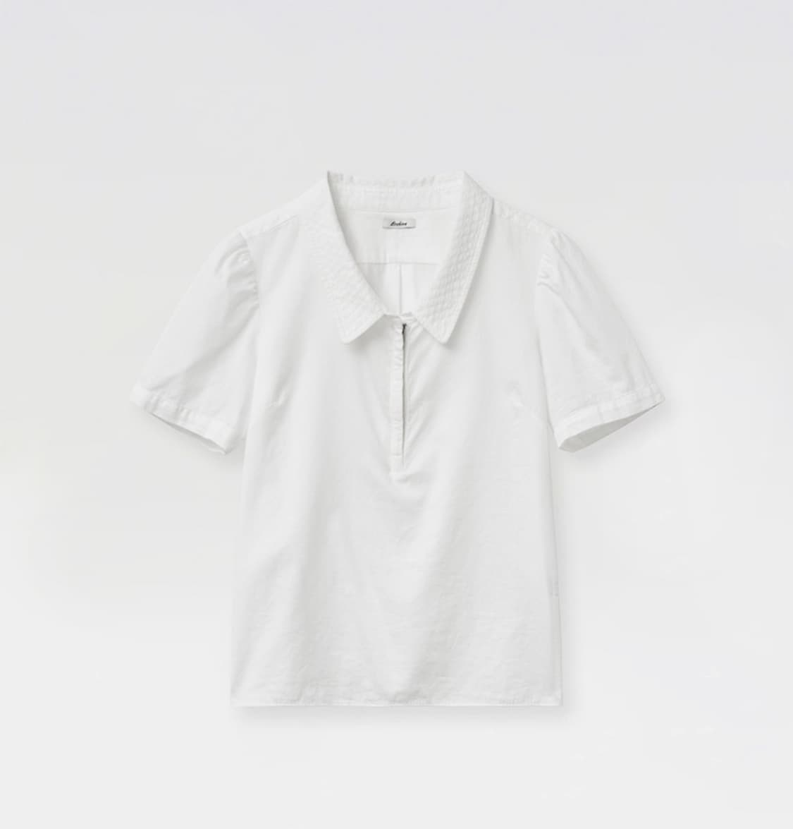 에르치바 Pebble Collar Shirt White 상품이미지1