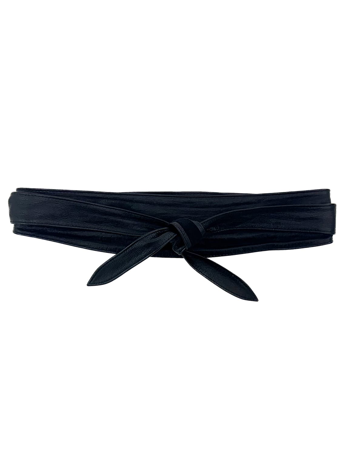Goa Black Leather Obi Belt 상품이미지1