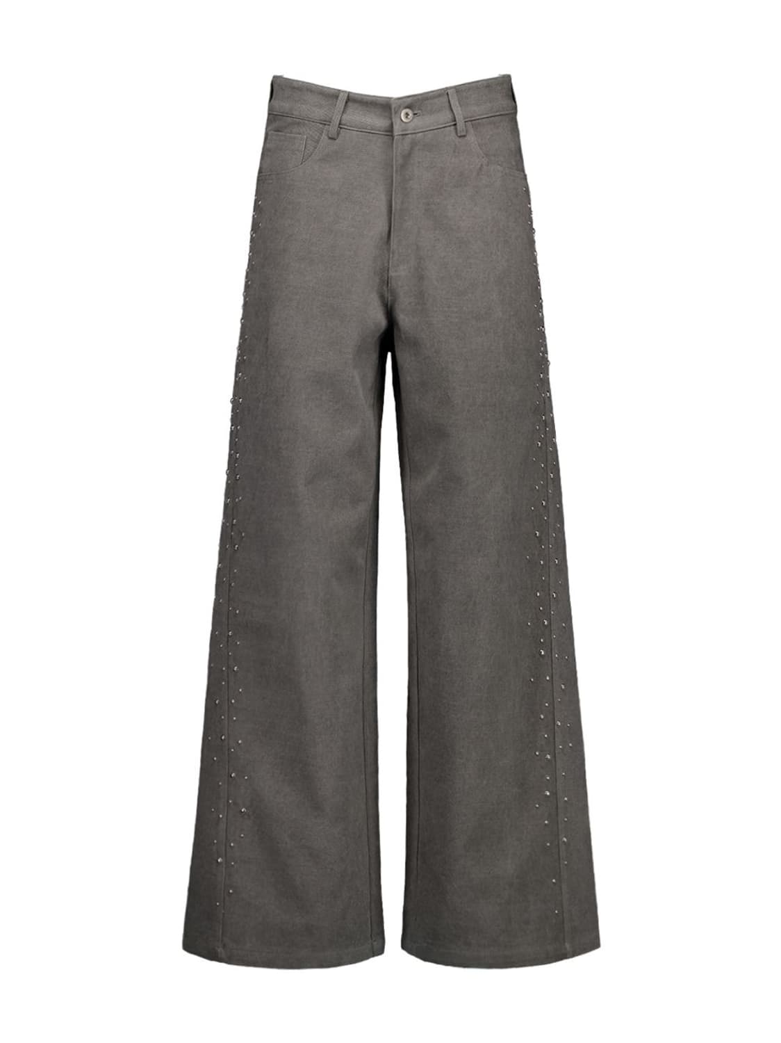 셋업이엑스이 Sid Beads Pants 차콜 스터드 바지 상품이미지1