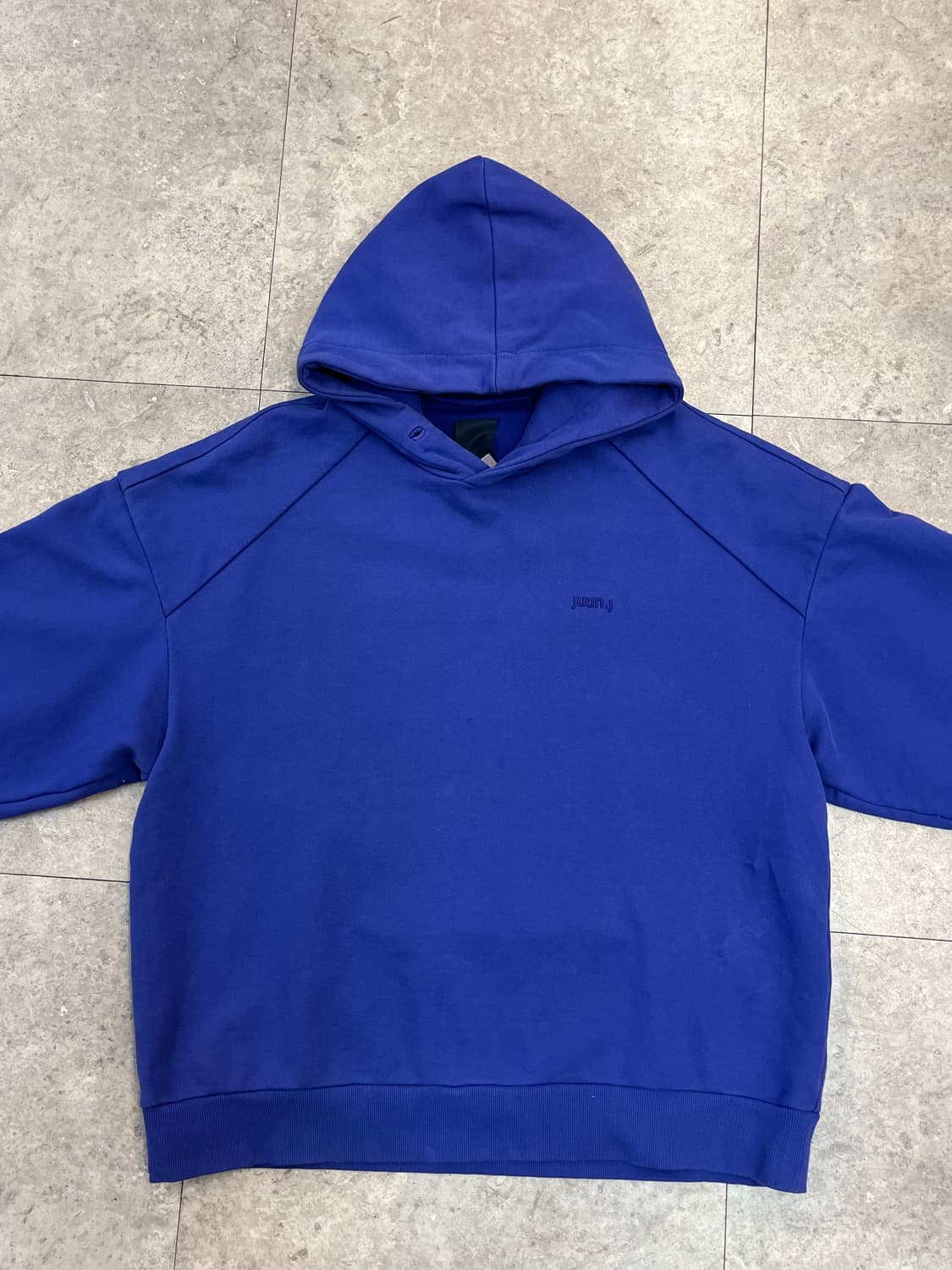 준지 juun.j 22 fw 후드티 블루 S #csz2679 상품이미지4