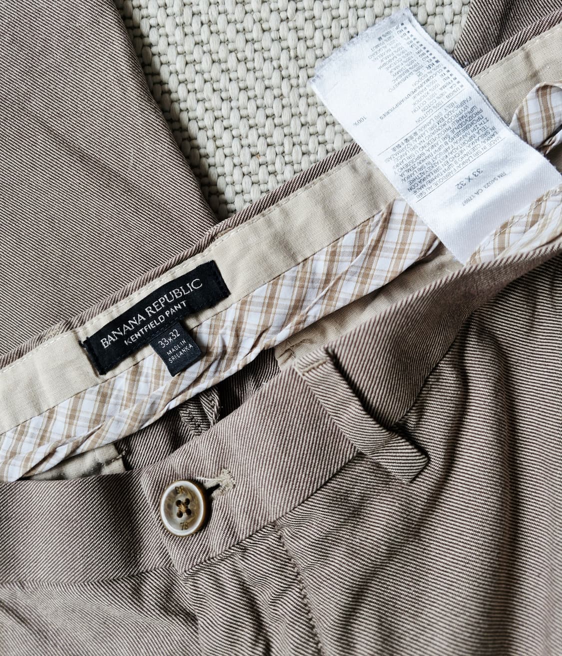 바나나리퍼블릭 켄트필드 팬츠 33 상품이미지6