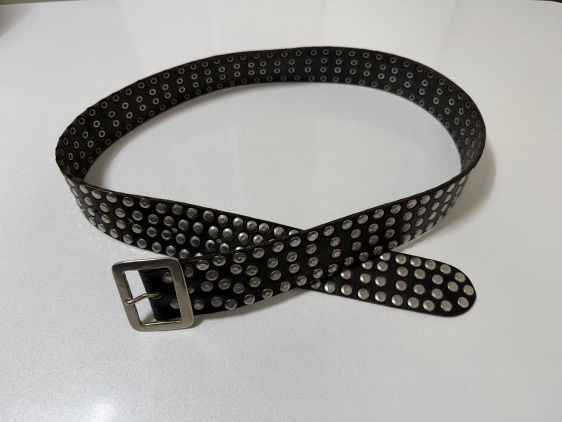 [os] 마르지엘라 ss02 레더 스터드 벨트  상품이미지4