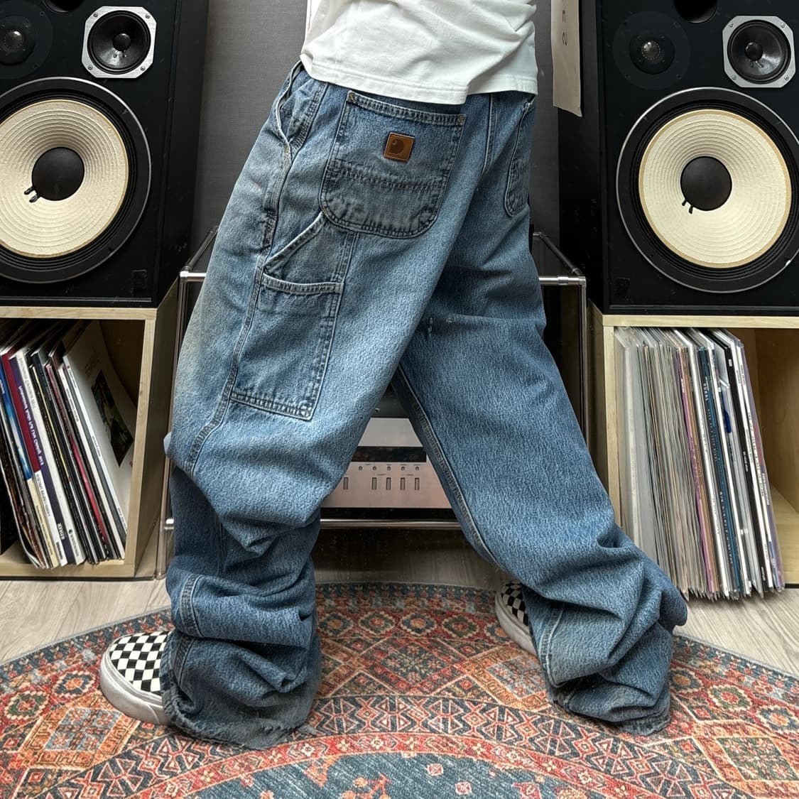 칼하트 OG 가죽탭 카펜터팬츠 상품이미지1