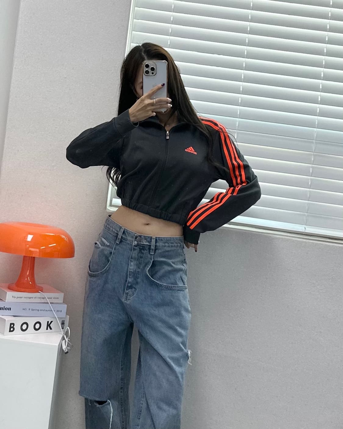 (WOMEN)아디다스 크롭 져지-M749 상품이미지6