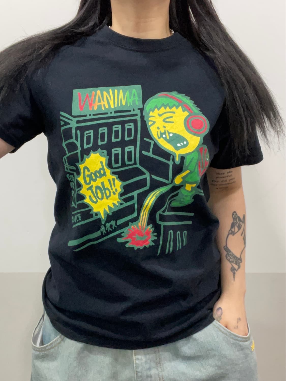 Vtg WANIMA 펑크 프린팅 반팔 티셔츠 상품이미지1