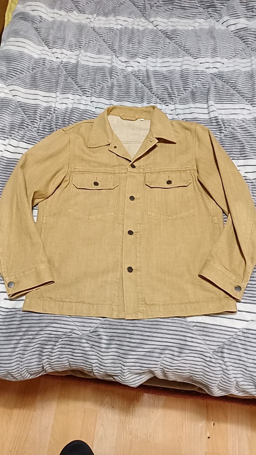 유니클로 데님자켓 100 가슴58 기장70 상품이미지1