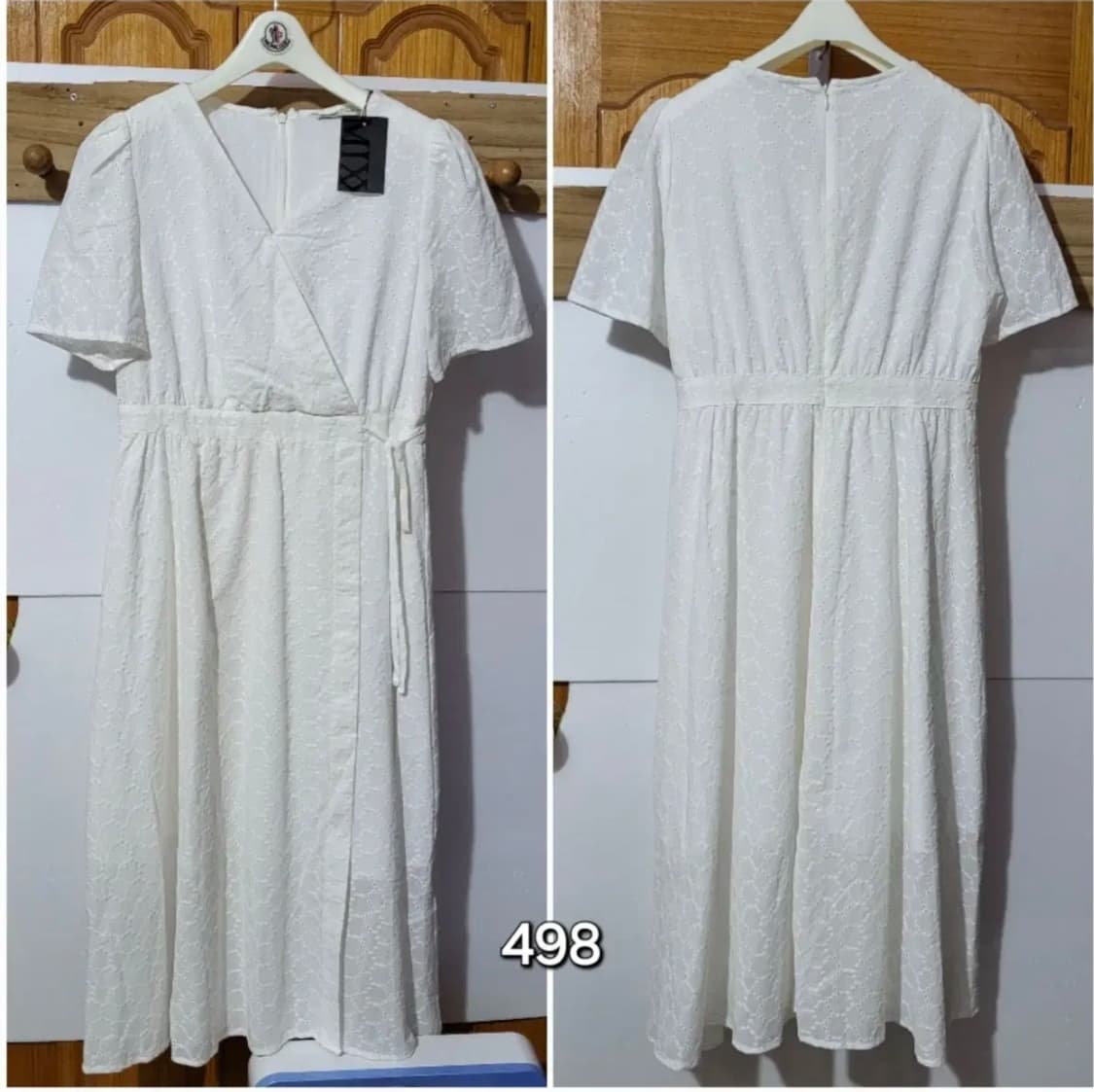 489 ) 미쏘 코튼 랩 롱원피스 s 새상품 상품이미지2