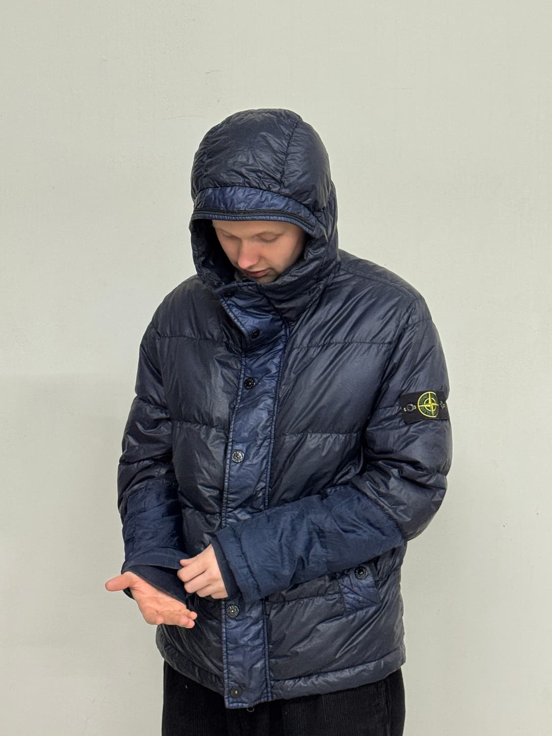 11AW 스톤 아일랜드 덕 다운 염색된 패딩 재킷 상품이미지2