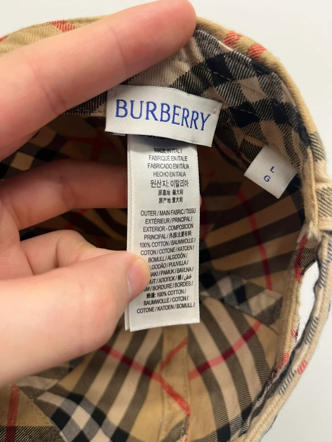 버버리 볼캡 상품이미지3