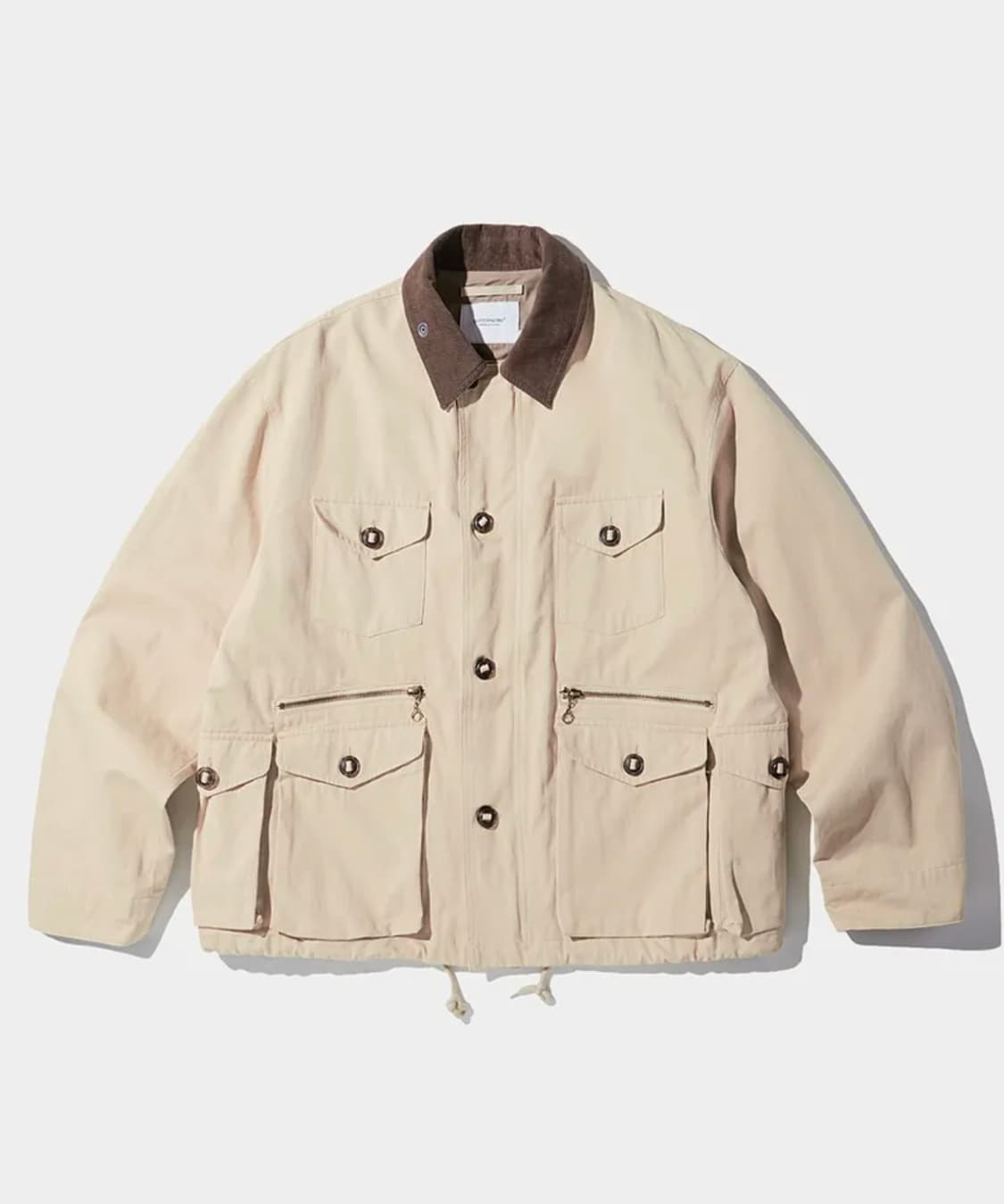 아웃스탠딩 VINTAGE CANVAS FISHING JACKET_BEIG 상품이미지2