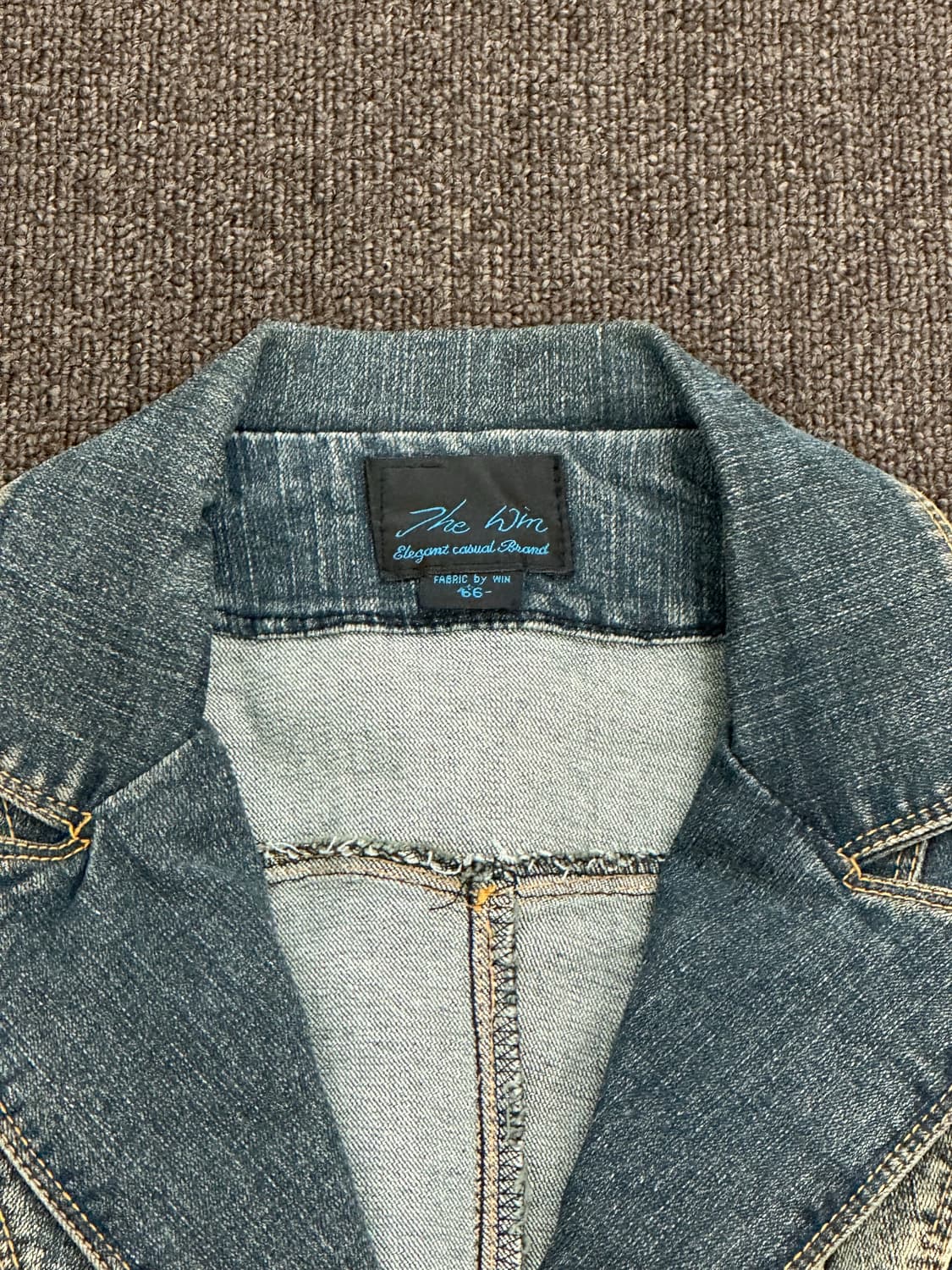 66)Japanese vintage 여성 데님 자켓 상품이미지4