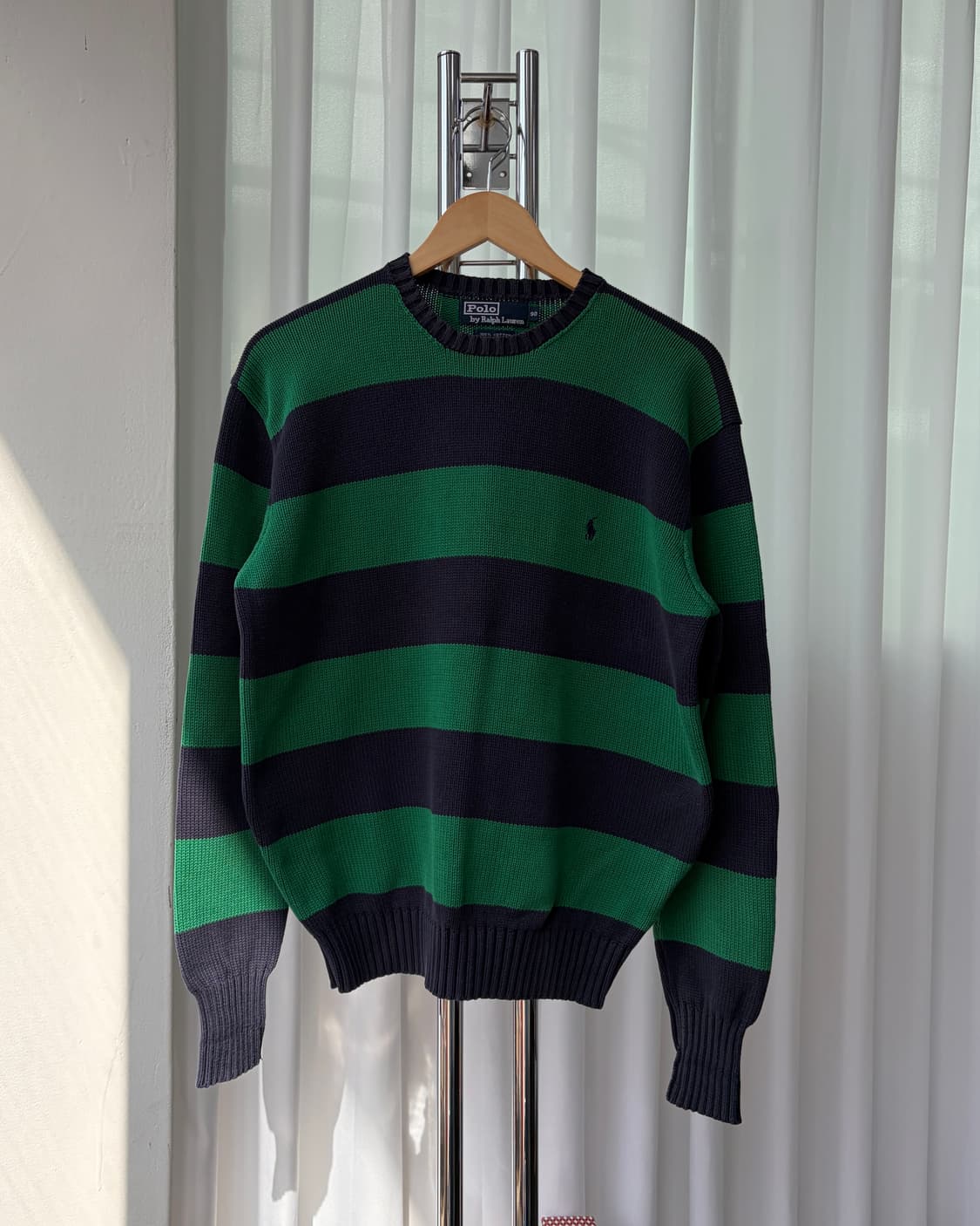 [M]폴로 랄프로렌 스트라이프 코튼 니트 상품이미지4