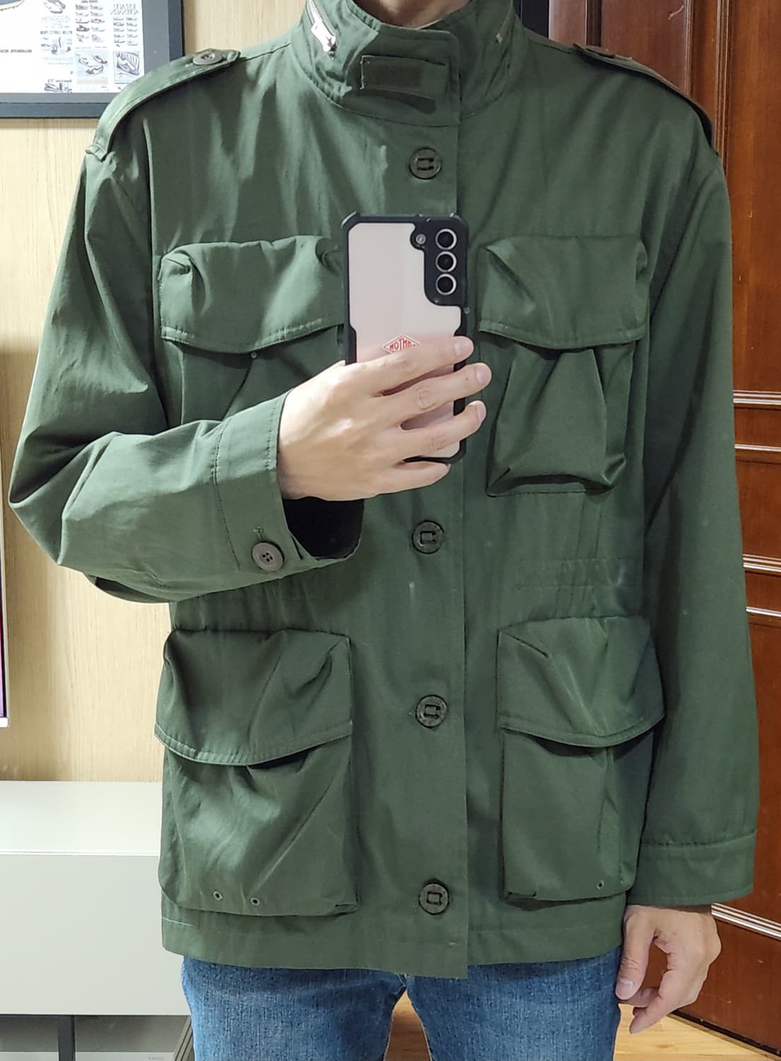 (착샷) 수아레 m65 멀티 포켓 필드 자켓 야상 상품이미지8