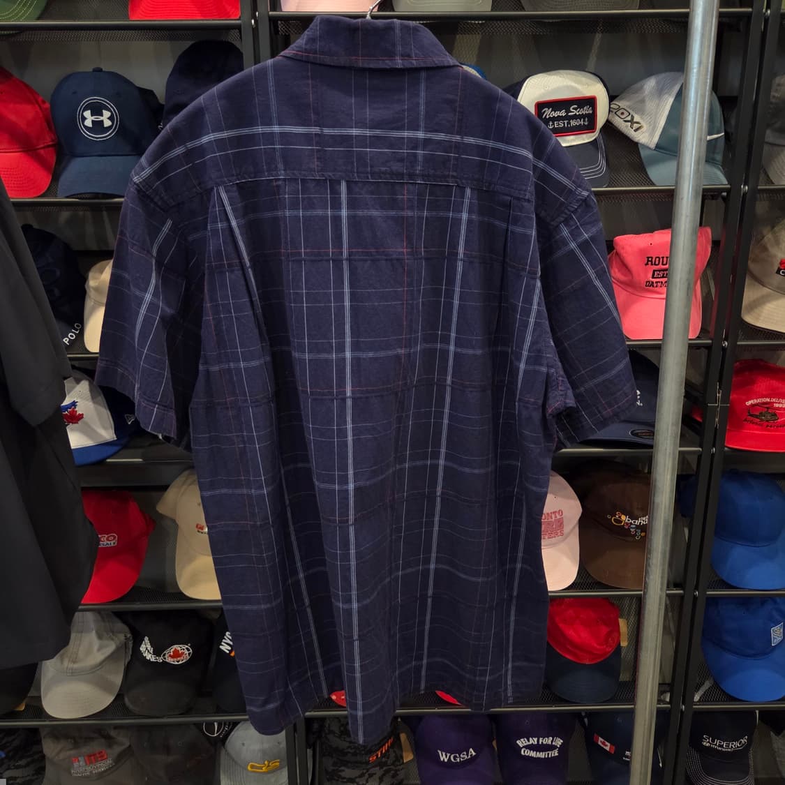 [90s 빈티지] GUESS 체크 반팔셔츠 (Made in Mexico) 상품이미지2