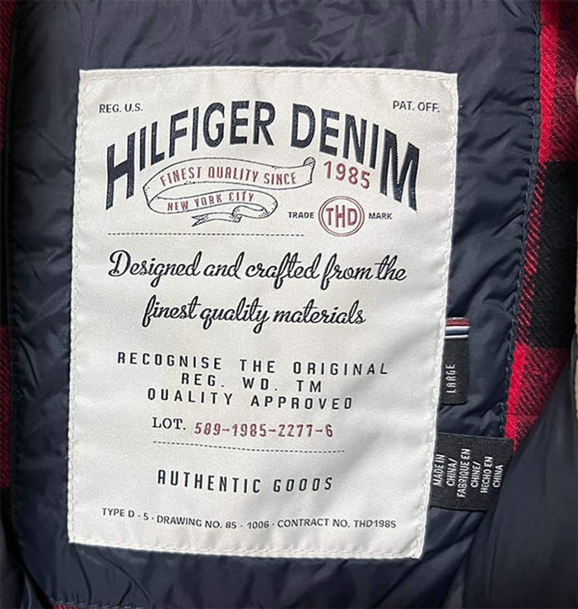 타미힐피거 남자 패딩조끼 웰론 캐주얼 L 100 상품이미지3