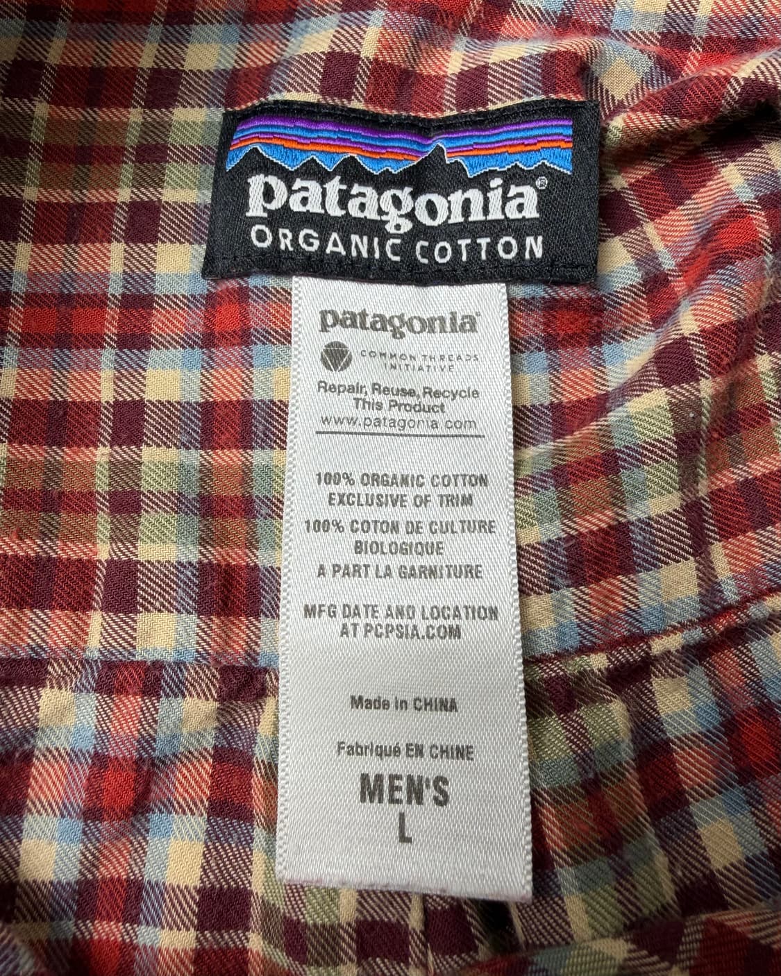 10s Patagonia Plaid Button Up Shirt  상품이미지3