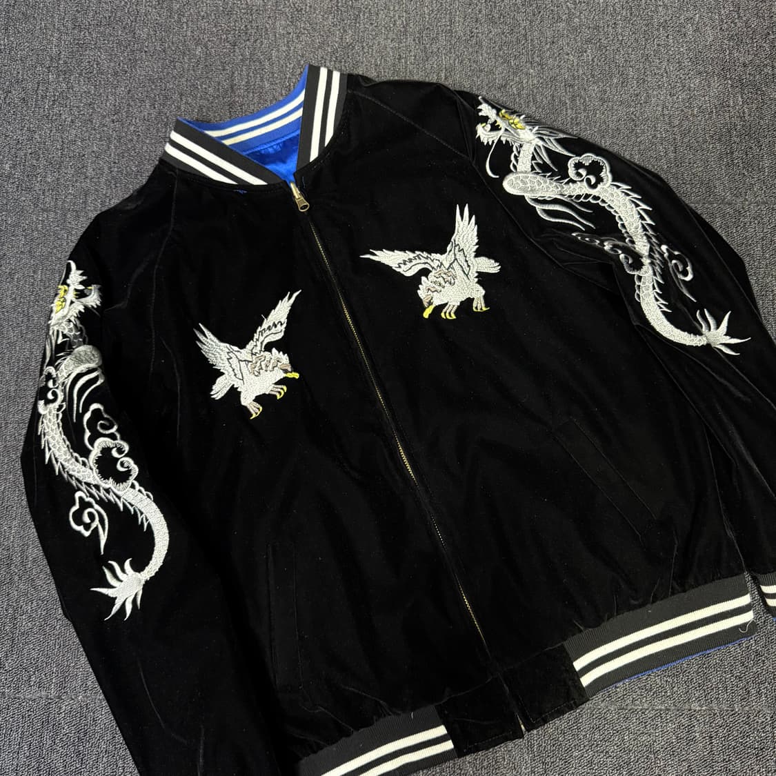 벨벳 리버시블 양면 스카쟌 상품이미지2