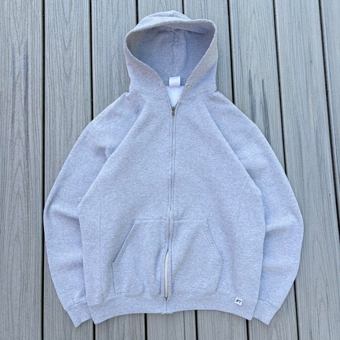 러셀 애슬레틱 스웻 후드집업 그레이 상품이미지1