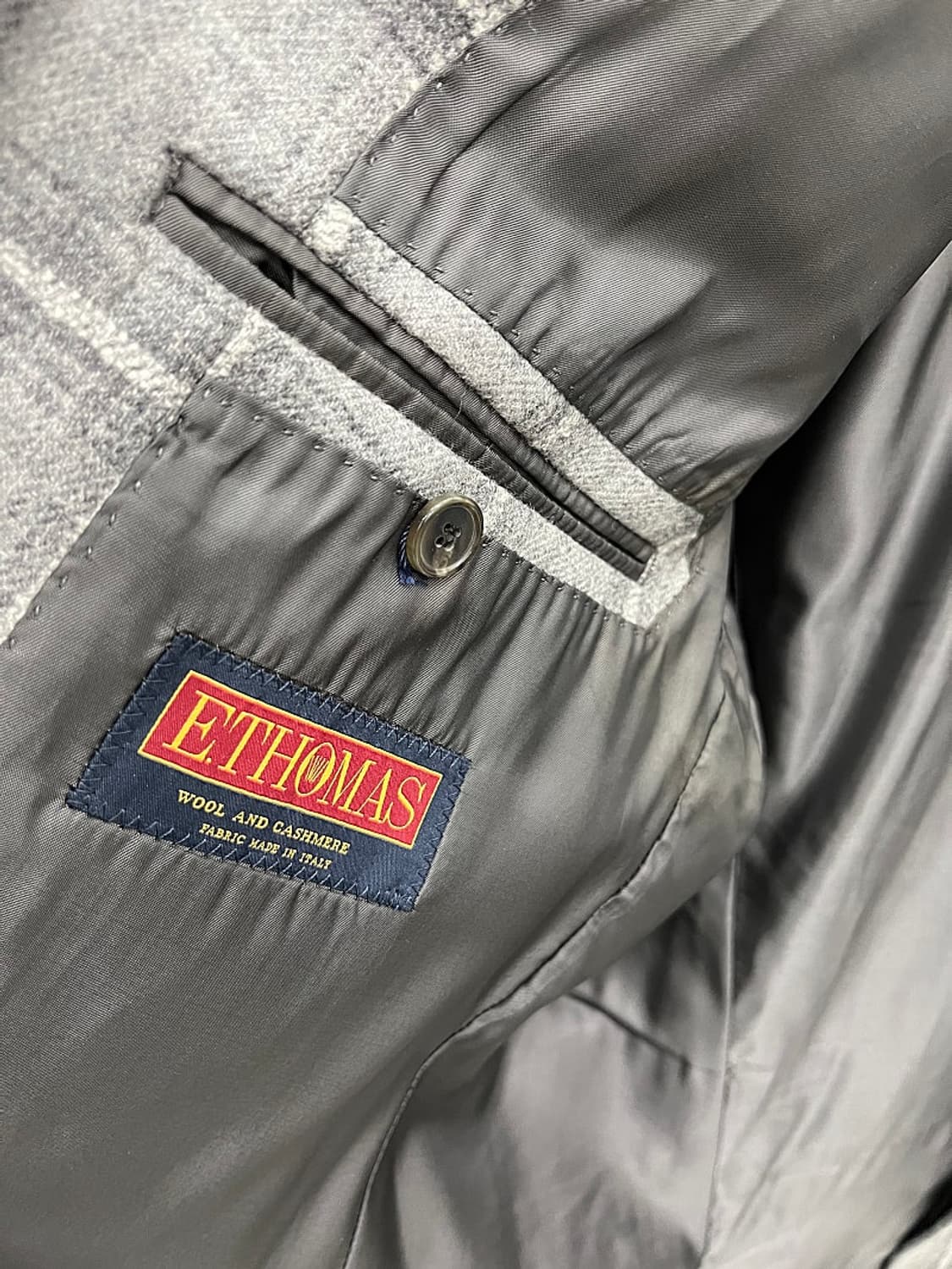 105) 맨온더분 그레이 울자켓  상품이미지6